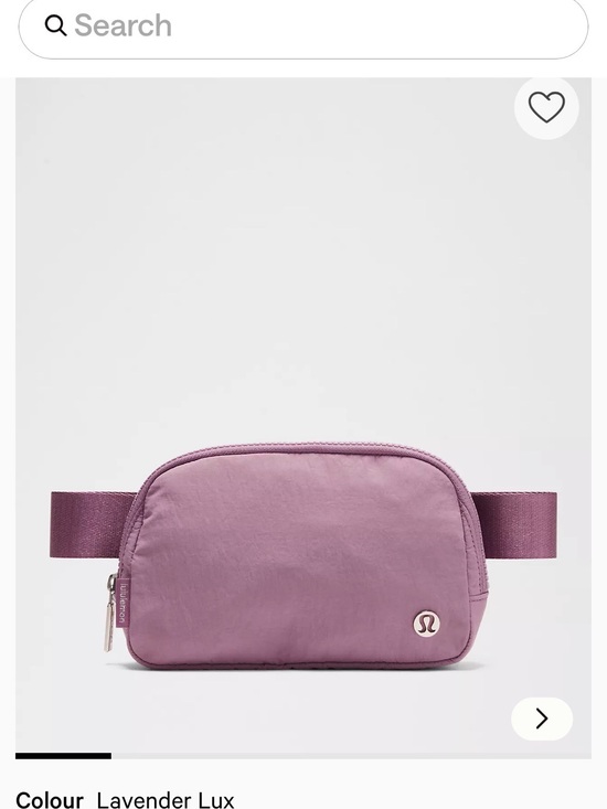 lululemon athletica Handbags - Lululemon Lavender Lux Belt Bag